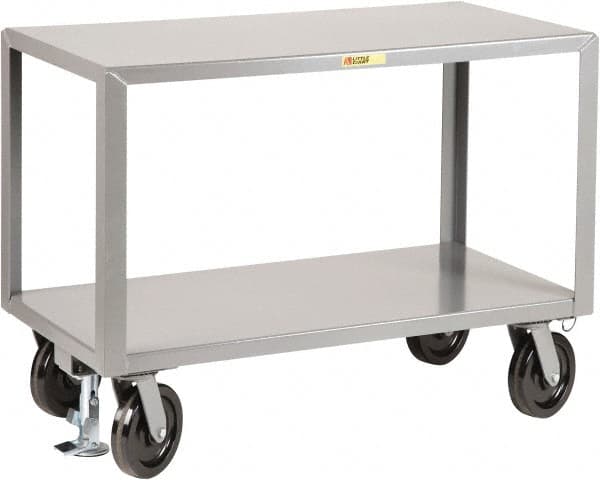 Little Giant - Mobile Workbench - Steel, Fixed Leg, Gray, 48" Long x 30" Deep x 36" High - A1 Tooling