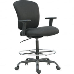 ALERA - 49-1/4" High Big & Tall Swivel/Tilt Chair - 29-1/2" Wide x 25-3/4" Deep, Fabric Mesh Seat, Black - A1 Tooling