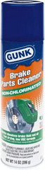 Gunk - Nonchlorinated Brake Parts Cleaner - 14 oz Aerosol Can with Straw - A1 Tooling