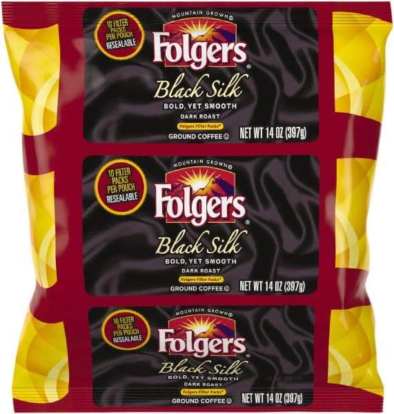 Folgers - Coffee Filter Packs, Black Silk, 1.4 oz Pack, 40 Packs/Carton - A1 Tooling