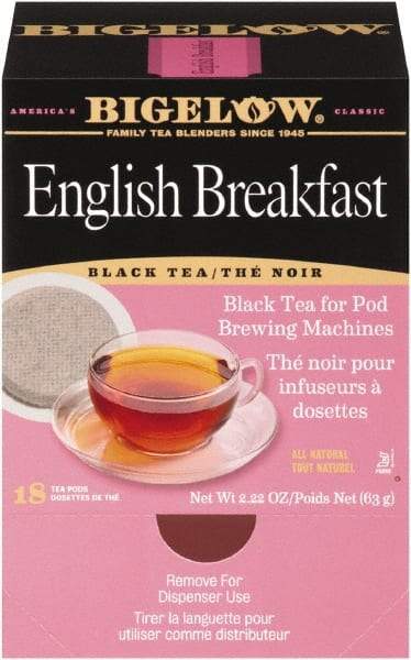 Bigelow - English Breakfast Tea Pods, 1.90 oz, 18/Box - A1 Tooling