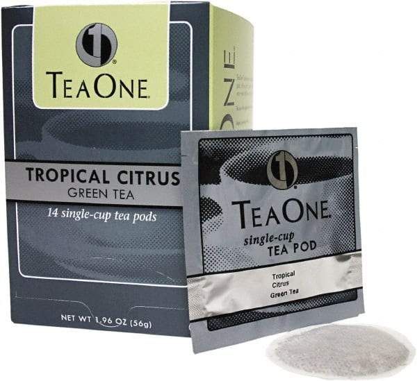 Tea One - Tea Pods, Tropical Citrus Green, 14/Box - A1 Tooling