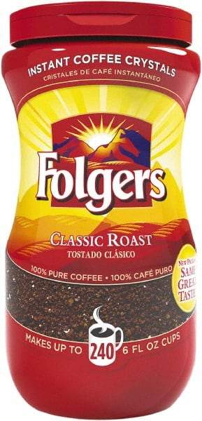 Folgers - Instant Coffee Crystals, Classic Roast, 16 oz Jar - A1 Tooling