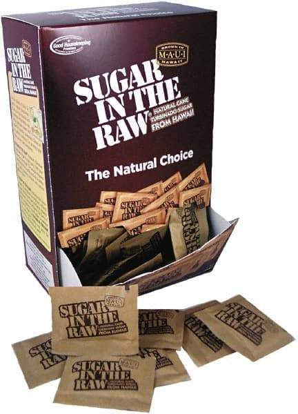 Sugar in the Raw - Unrefined Sugar Made From Sugar Cane, 200 Packets/Box - A1 Tooling