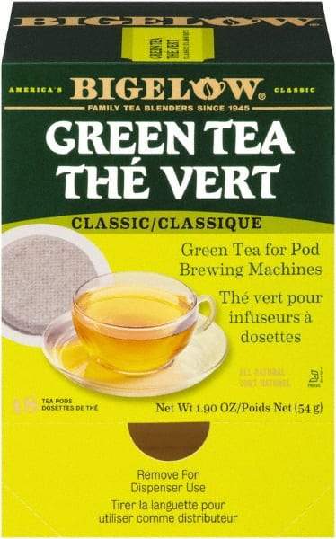 Bigelow - Green Tea Pods, 1.90 oz, 18/Box - A1 Tooling