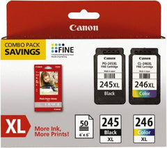 Canon - Ink & Paper Combo - Use with Canon PIXMA iP2820, MG2420, MG2920, MG2924, MX492 - A1 Tooling