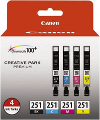 Canon - Cyan, Magenta, Yellow & Black Ink Cartridge - Use with Canon PIXMA iP7220, iP8720, iX6820, MG5420, MG5520, MG5620, MG6320, MG6420, MG6620, MG7120, MG7520, MX922 - A1 Tooling