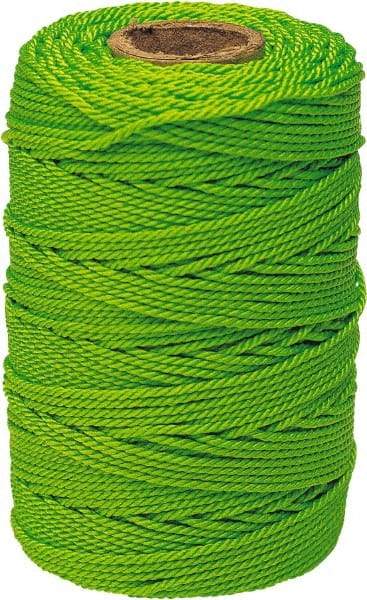 Irwin - #18, Nylon Braided Twine - Fluorescent Green - A1 Tooling