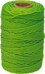 Irwin - #18, Nylon Braided Twine - Fluorescent Green - A1 Tooling