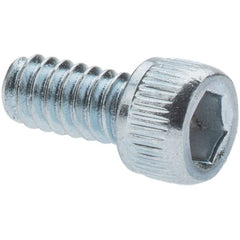 Value Collection - 1/2-13 UNC Hex Socket Drive, Socket Cap Screw - Alloy Steel, Zinc-Plated Finish, Partially Threaded, 4" Length Under Head - A1 Tooling