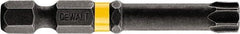 DeWALT - T40 Torx Bit - 1/4" Hex Drive, 2" OAL - A1 Tooling