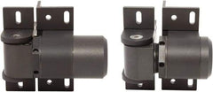 D&D Technologies - 4-1/3" Long x 5.08" Wide x 5/16" Thick, Gate Hinge - Steel, Anodized Aluminum Finish - A1 Tooling