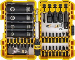 DeWALT - 35 Piece, Screwdriver Insert Bit Set - #1, #2 & #3 Phillips, 1/4 to 3/8" Hex, T20 & T25 Torx, #1, #2 & #3 Pozidriv, #1 to #3 Square Recess - A1 Tooling