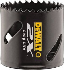 DeWALT - 2-1/2" Diam, 1-7/8" Cutting Depth, Hole Saw - Bi-Metal Saw, Toothed Edge - A1 Tooling