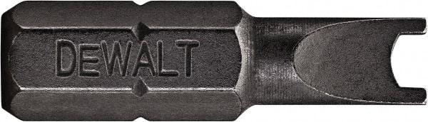 DeWALT - 9/32" Slotted Screwdriver Bit - 1/4" Hex Drive, 1" OAL - A1 Tooling