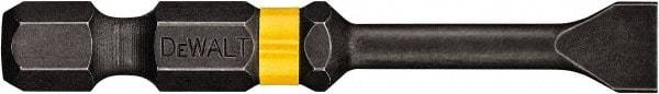 DeWALT - 7/32" Slotted Screwdriver Bit - 1/4" Hex Drive, 2" OAL - A1 Tooling