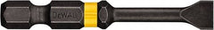 DeWALT - 7/32" Slotted Screwdriver Bit - 1/4" Hex Drive, 2" OAL - A1 Tooling