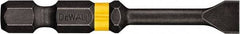 DeWALT - 3/16" Slotted Screwdriver Bit - 1/4" Hex Drive, 2" OAL - A1 Tooling