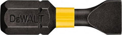 DeWALT - 1/4" Slotted Screwdriver Bit - 1/4" Hex Drive, 1" OAL - A1 Tooling