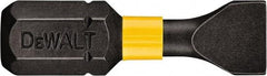 DeWALT - 7/32" Slotted Screwdriver Bit - 1/4" Hex Drive, 1" OAL - A1 Tooling