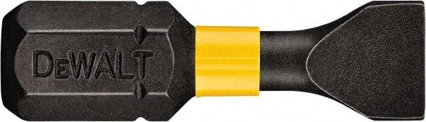 DeWALT - 3/16" Slotted Screwdriver Bit - 1/4" Hex Drive, 1" OAL - A1 Tooling