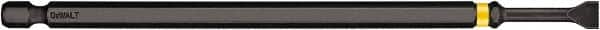 DeWALT - 9/32" Slotted Screwdriver Bit - 1/4" Hex Drive, 6" OAL - A1 Tooling