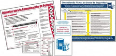 NMC - Not Applicable Hazmat, Spill Control & Right to Know Training Kit - English, Spanish, Includes Posters, Wallet Cards, Booklets - A1 Tooling