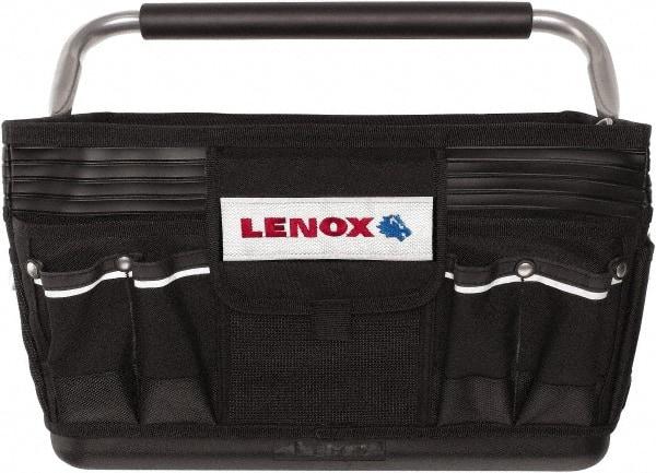 Lenox - 23 Pocket Black Ballistic Nylon Tool Bag - 19" Wide x 10" Deep x 12" High - A1 Tooling