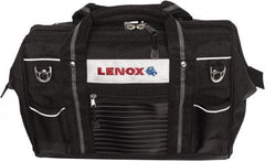 Lenox - 19 Pocket Black Ballistic Polyester Tool Bag - 16" Wide x 10-1/2" Deep x 10-1/2" High - A1 Tooling