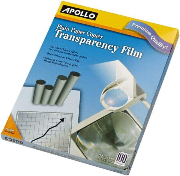 Apollo - Transparency Films & Sleeves Audio Visual Conference Accessory Type: Transparency Sleeves For Use With: Plain Paper Copiers - A1 Tooling