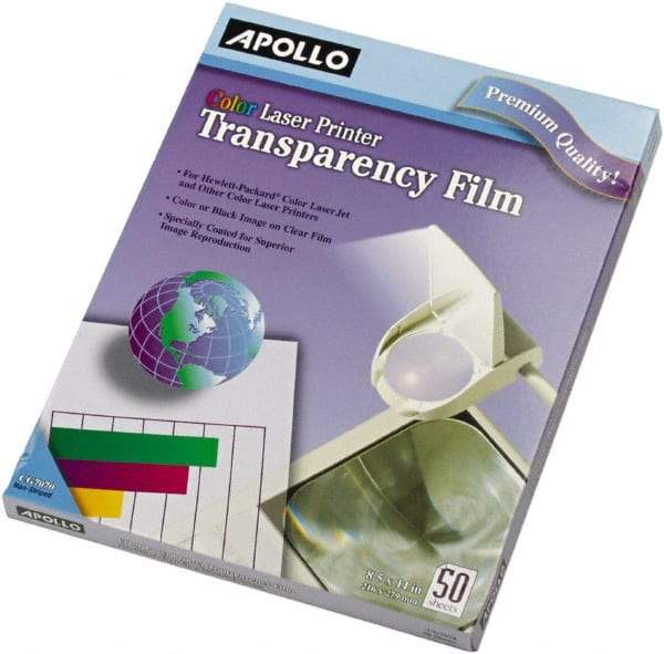 Apollo - Transparency Films & Sleeves Audio Visual Conference Accessory Type: Transparency Sleeves For Use With: Color Laser Printers/Copiers - A1 Tooling