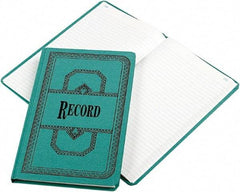 Boorum & Pease - 300 Sheet, 12-1/8 x 7-5/8", Record Rule Record/Account Book - Blue - A1 Tooling