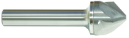 3/4" Size-3/8" Shank-100° Carbide-Bright 3 Flute Machine Countersink - A1 Tooling