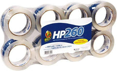 Duck - 1" Wide x 3.1mm Thick x 60 yds Long, HP260 Box Sealing & Label Protection Tape - Clear - A1 Tooling