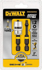 DeWALT - #2" Square Size Square Recess Bit - 1/4" Hex Drive, 2" OAL - A1 Tooling