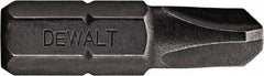 DeWALT - #4 Tri-Wing Bit - 1/4" Hex Drive, 1" OAL - A1 Tooling