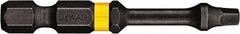 DeWALT - #2" Square Size Square Recess Bit - 1/4" Hex Drive, 2" OAL - A1 Tooling