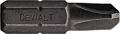 DeWALT - #2 Tri-Wing Bit - 1/4" Hex Drive, 1" OAL - A1 Tooling