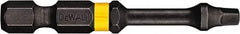 DeWALT - #1" Square Size Square Recess Bit - 1/4" Hex Drive, 2" OAL - A1 Tooling