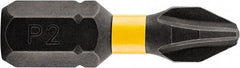 DeWALT - #2 Phillips Screwdriver Bit - 1/4" Hex Drive, 1" OAL - A1 Tooling