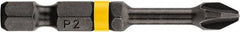 DeWALT - #1 Phillips Screwdriver Bit - 1/4" Hex Drive, 2" OAL - A1 Tooling