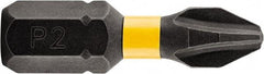 DeWALT - #3 Phillips Screwdriver Bit - 1/4" Hex Drive, 1" OAL - A1 Tooling