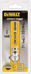 DeWALT - #2 Slotted/Finder Sleeve - 1/4" Hex Drive, 2" OAL, 1/4" Socket Nose Diam - A1 Tooling