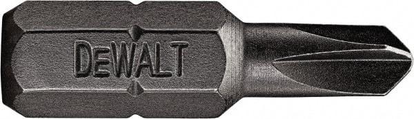 DeWALT - #1 Torq-Set Bit - 1/4" Hex Drive, 1" OAL - A1 Tooling