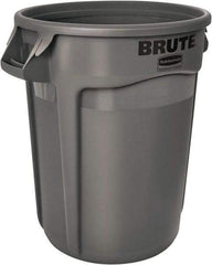 Rubbermaid - 20 Gal Gray Round Trash Can - Polyethylene, 22.91" High - A1 Tooling