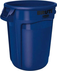 Rubbermaid - 20 Gal Blue Round Trash Can - Polyethylene, 22.94" High - A1 Tooling