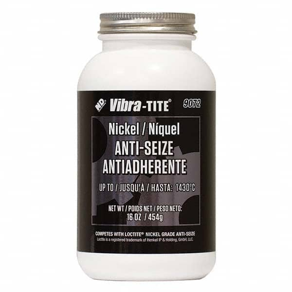 Vibra-Tite - 16 oz Jar, Nickel Anti-Seize Lubricant, with Brush Cap - A1 Tooling