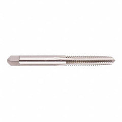 Regal Cutting Tools - 7/32-32 UNS 4 Flute Bright Finish High Speed Steel Straight Flute Standard Hand Tap - Plug, Right Hand Thread, 2-3/8" OAL, 15/16" Thread Length, H3 Limit, Oversize - Exact Industrial Supply