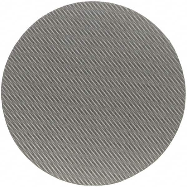 Norton - 8" Diam, 400 Grit Diamond Adhesive PSA Disc - Super Fine Grade, Yellow, Cloth Backing, Flexible - A1 Tooling