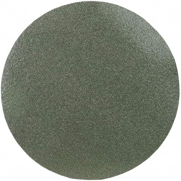 Norton - 8" Diam, 60 Grit Diamond Adhesive PSA Disc - Coarse Grade, Green, Cloth Backing, Flexible - A1 Tooling